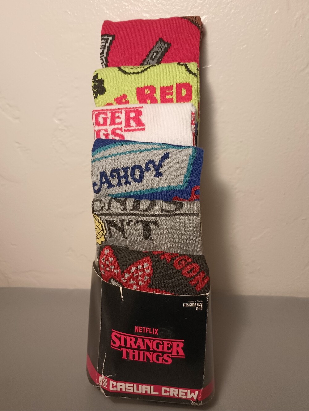 Netflix Stranger Things Casual Crew Socks